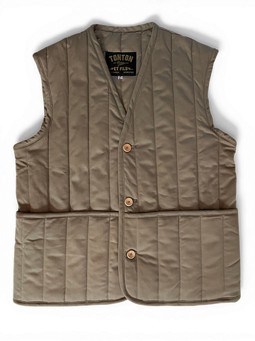 Le gilet « Fudji » façon Hanten japonais