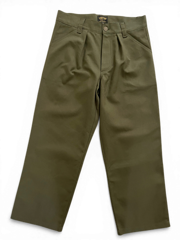 Le pantalon « de service » canvas kaki