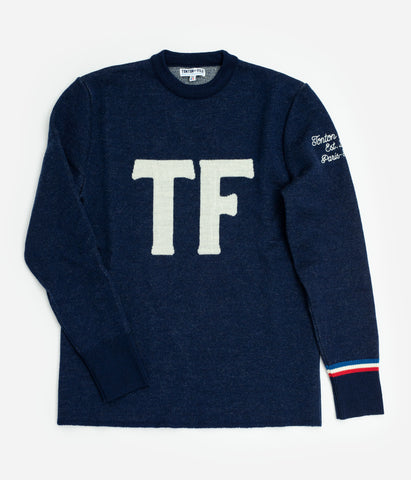 Le pull «Molène» marine