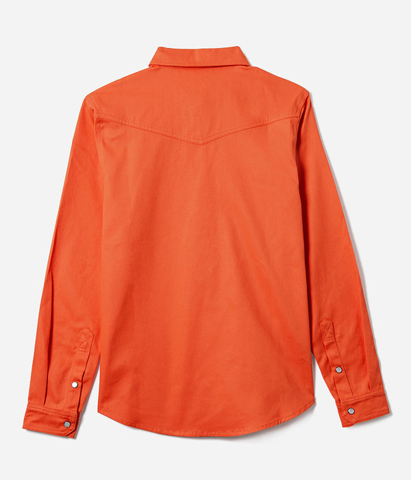 La chemise « Jimmy » Twill orange
