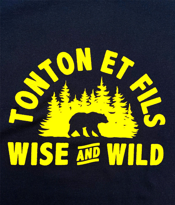 Le tee-shirt « Wild&Wise » marine