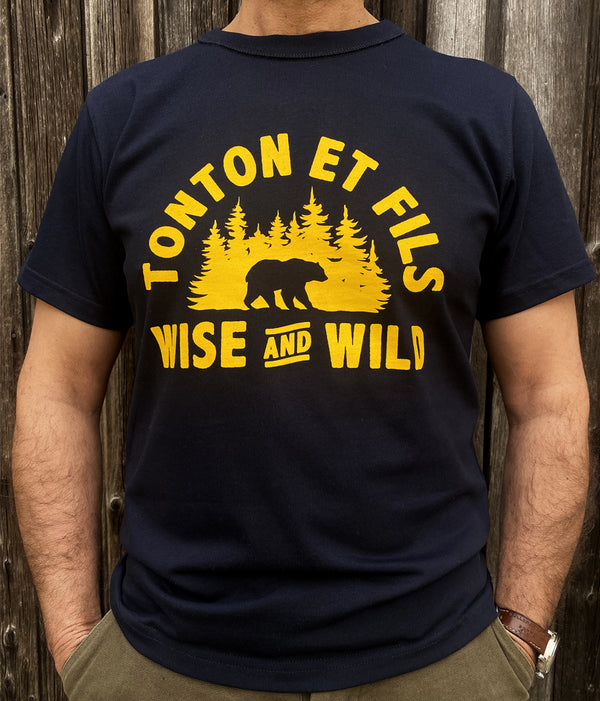Le tee-shirt « Wild&Wise » marine