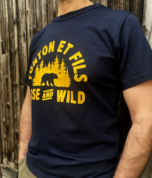 Le tee-shirt « Wild&Wise » marine