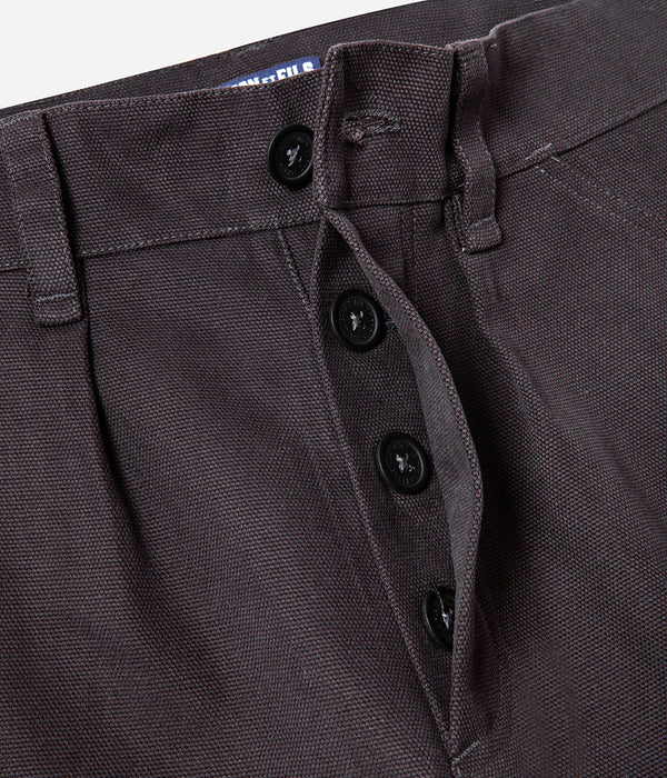 „Service“-Hose aus marineblauem Canvas