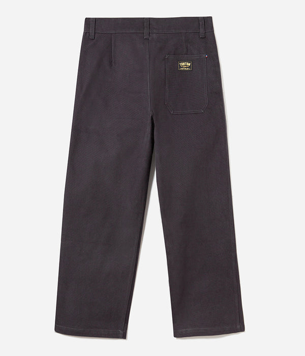 „Service“-Hose aus marineblauem Canvas